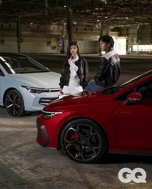 "스타일 아이콘 만났다"… 폭스바겐코리아, &#39;골프 X 인플루언서 이시안·모델 정하준&#39; 화보 공개