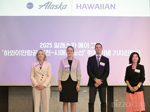 “한국서 가장 가까운 미국 도시” 하와이안항공, 인천-시애틀 직항 취항… 787기 첫 국제선