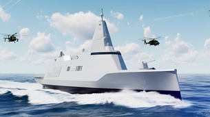 한화오션, ‘차세대 전략 수상함’ 깜짝 공개…“K-방산 대표상품으로 만들 것”