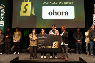 오호라, 日 쇼피파이 '골드 마일스톤 어워드' 수상