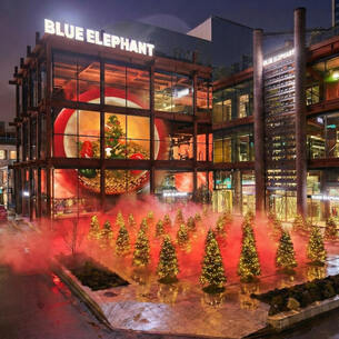 블루엘리펀트, 성수동 공간 마케팅 확대…크리스마스 미디어 아트 행사 진행