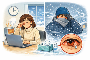 난방&middot;디지털 기기 사용 증가에 쉽게 피로해지는 눈&hellip;안구건조증 신호일까