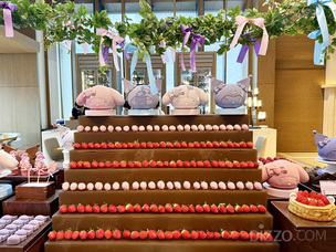 [현장취재] 콘래드 서울, 마이멜로디&middot;쿠로미와 협업한 '딸기 뷔페'로 눈길