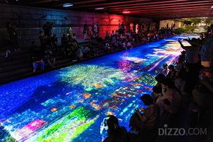 청계천 미디어아트 전시 '청계 소울 오션', 8개월간 181만 명 관람 기록