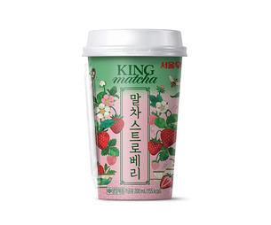 서울우유, 말차 RTD 신제품 '킹 말차 스트로베리' 선보여