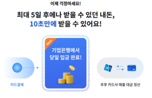 IBK기업은행, 소상공인 위한 ‘카드매출 바로입금 서비스’ 개편