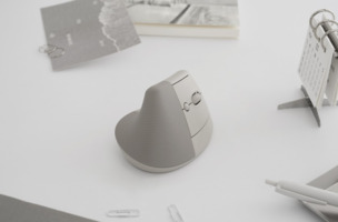 로지텍 버티컬 무선 마우스 리프트, 신규 컬러 '웜그레이' 출시